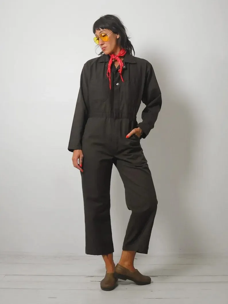 1960's WW Coco Brown Coveralls