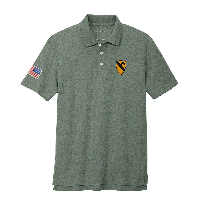 1st Cavalry Cotton Blend Polo Shirt