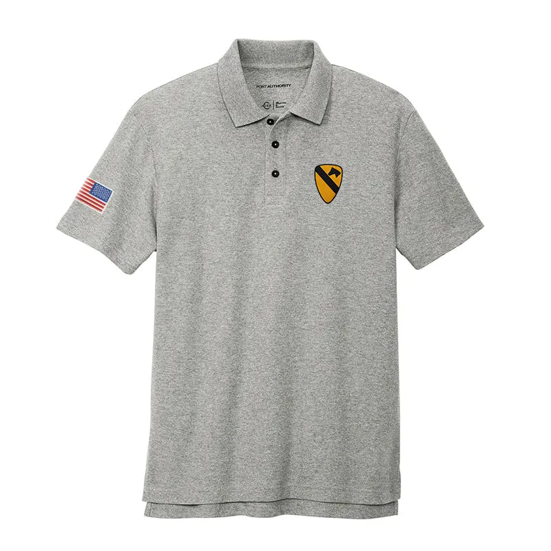 1st Cavalry Cotton Blend Polo Shirt