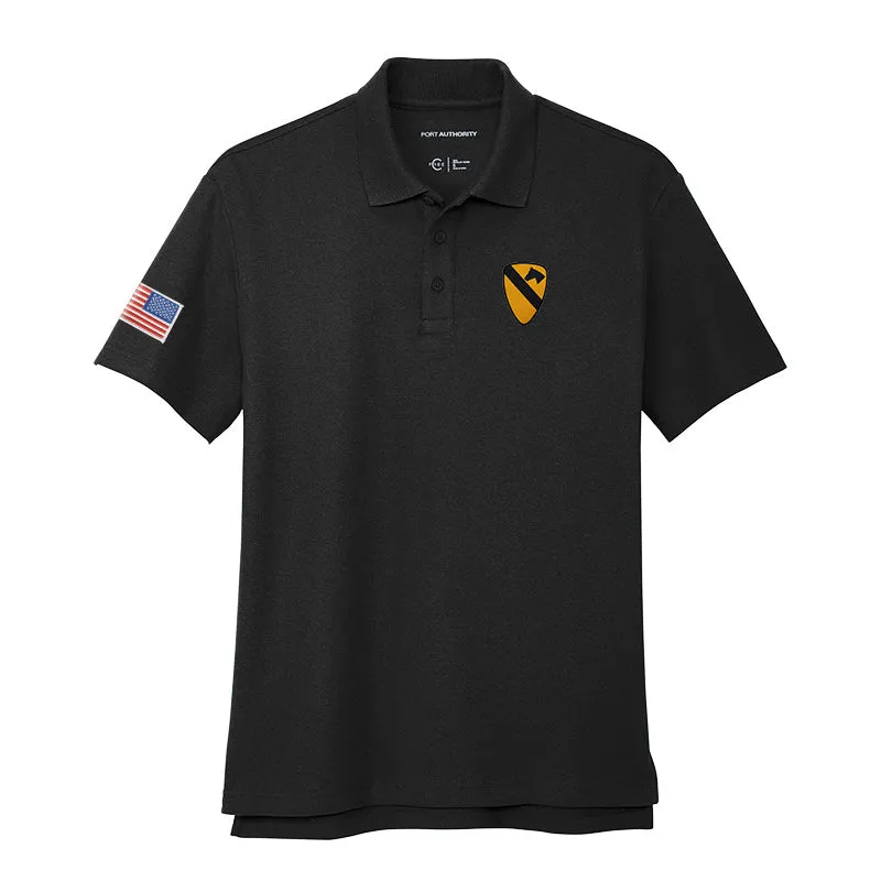 1st Cavalry Cotton Blend Polo Shirt