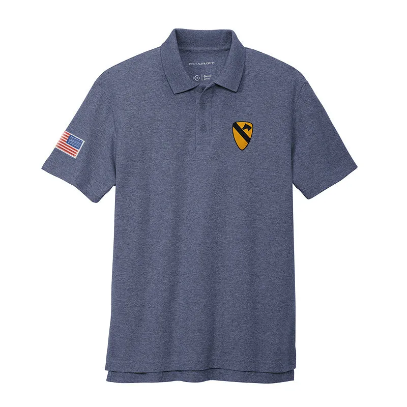 1st Cavalry Cotton Blend Polo Shirt