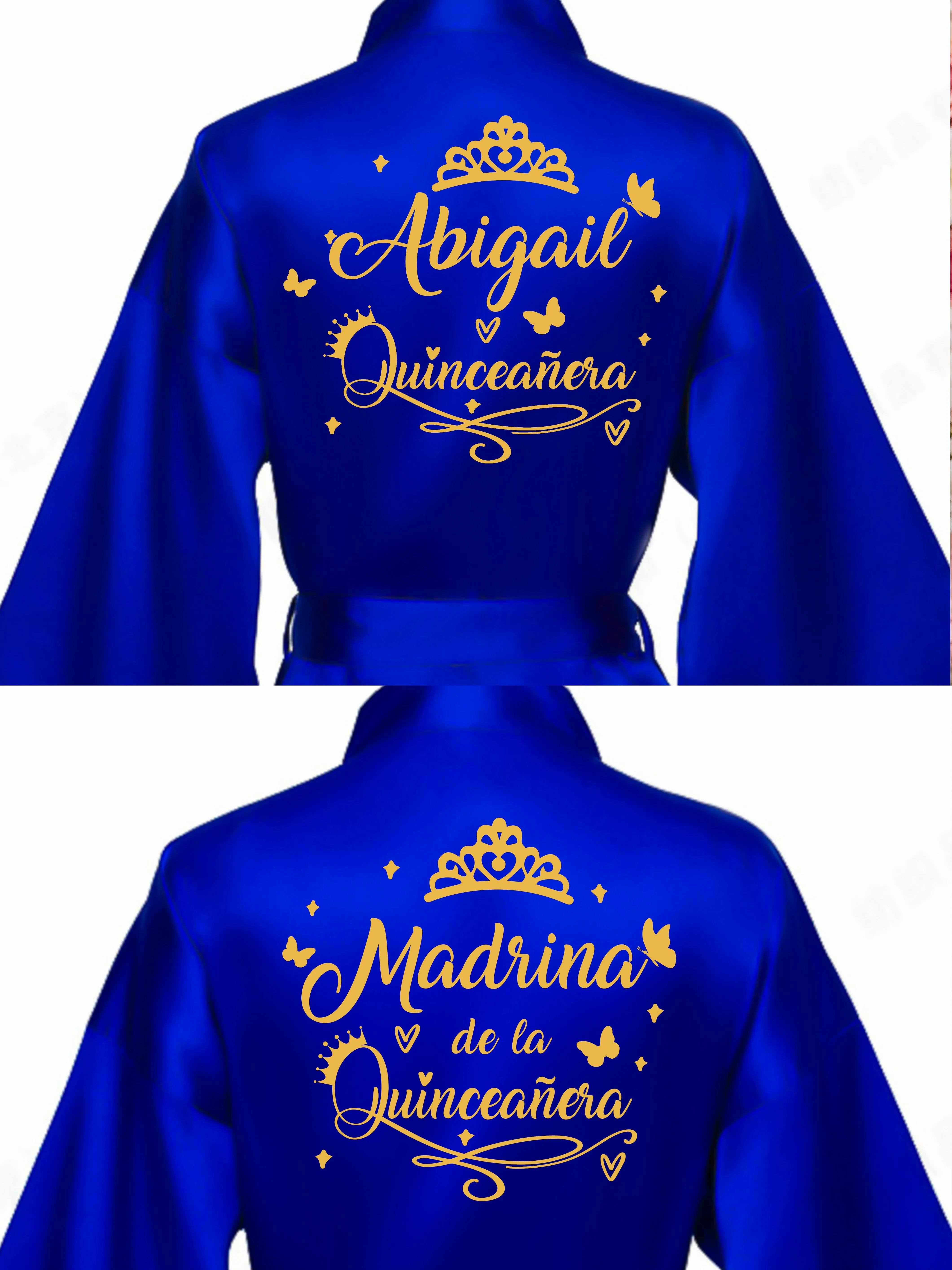 2 Batas quinceanera Royal blue with Gold