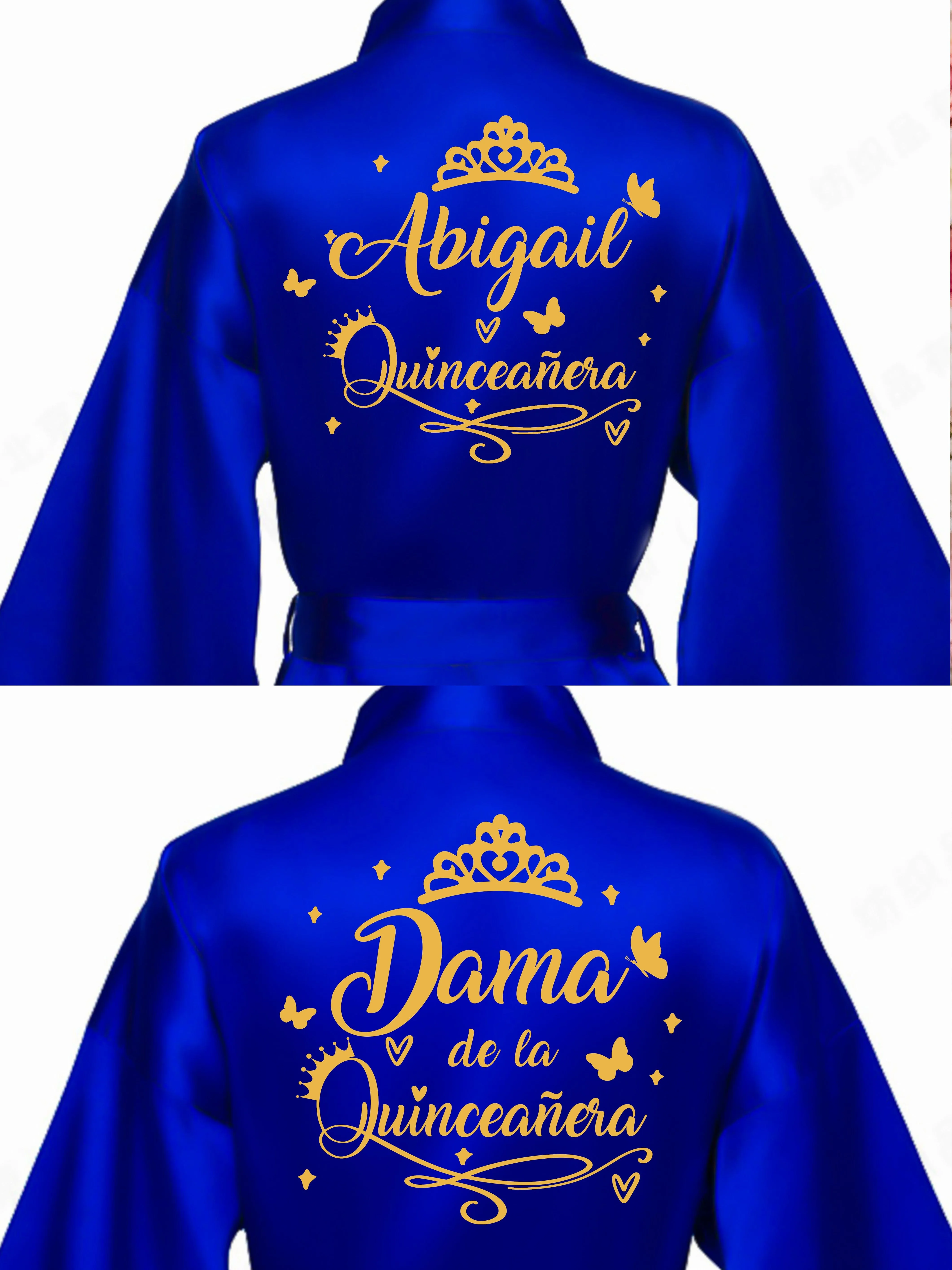 2 Batas quinceanera Royal blue with Gold