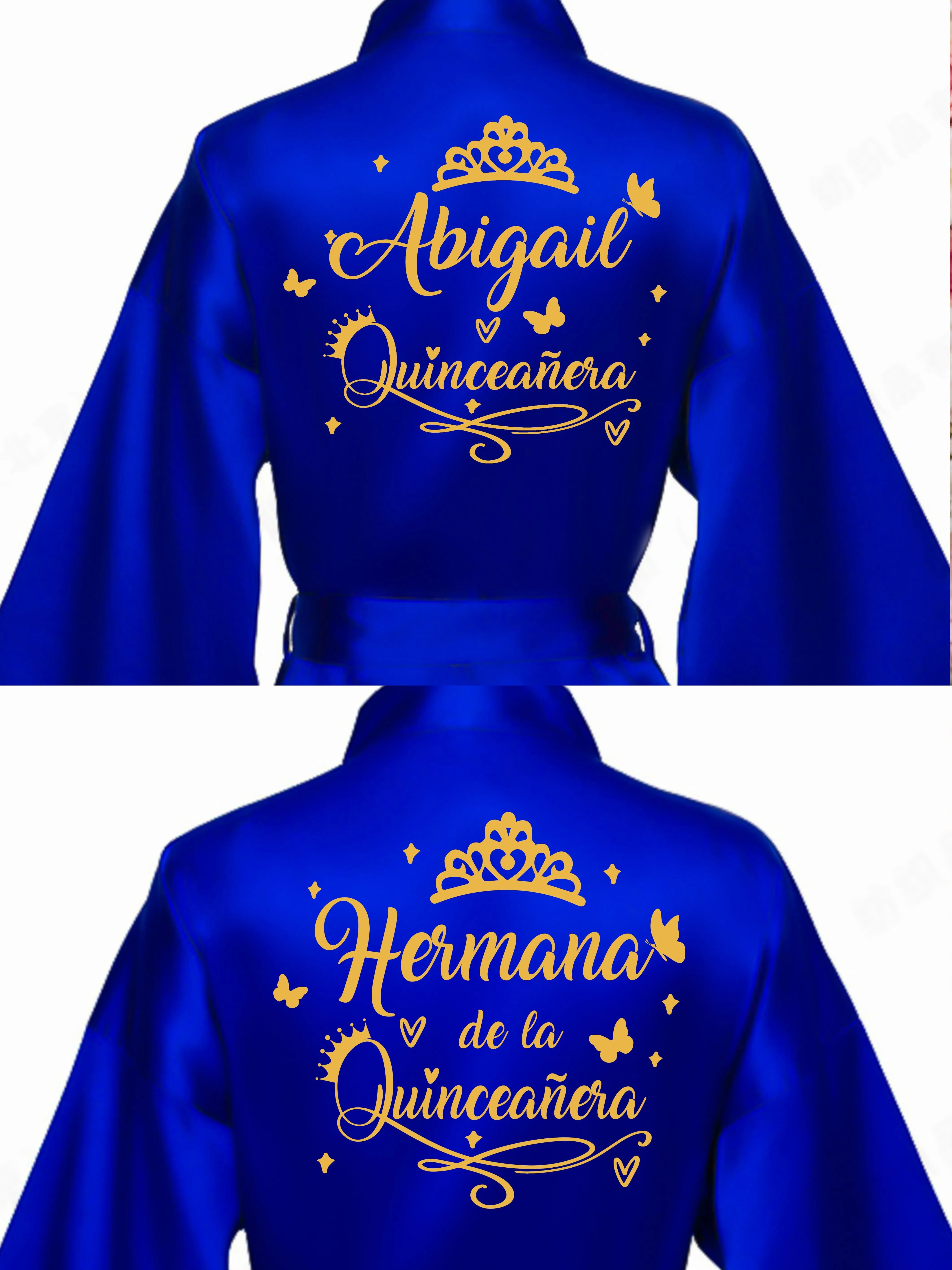 2 Batas quinceanera Royal blue with Gold