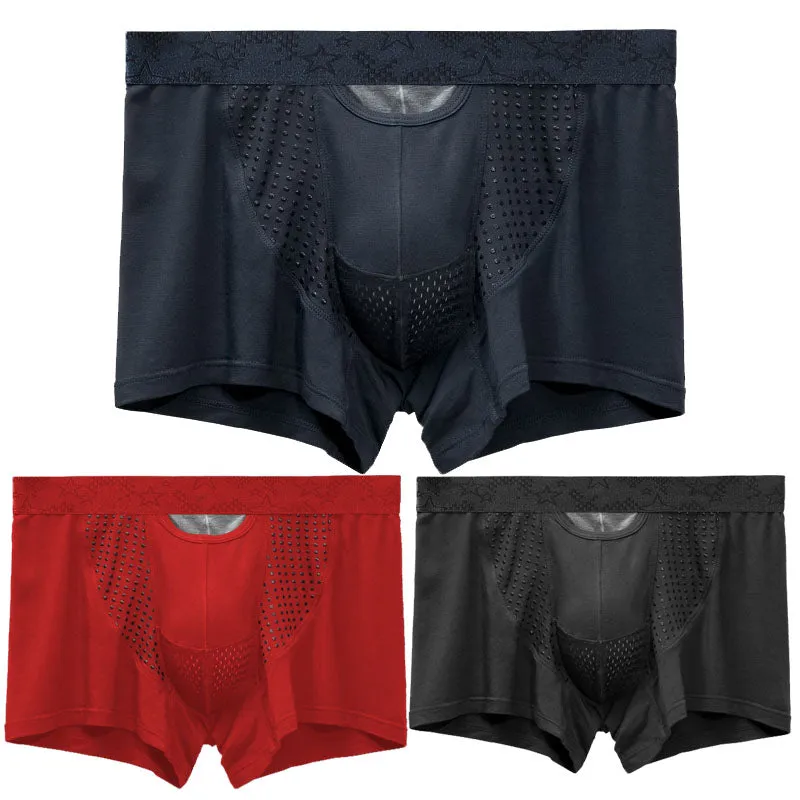 2022 Newest Micro Modal  Cool Breathable Dual Pouch Men's Trunk