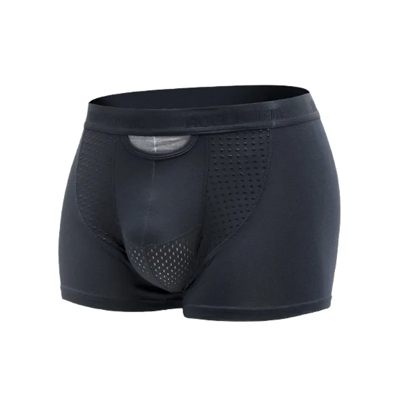 2022 Newest Micro Modal  Cool Breathable Dual Pouch Men's Trunk