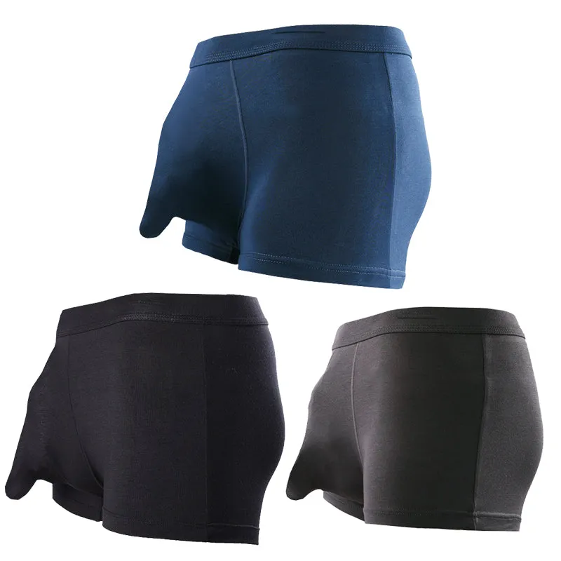 3* Pack Newest Elephant Style Micro Modal Low Rise Boxer Brief-2023 New Year Sale🔥‼ AMAZING 45% DISCOUNT 🔥‼ END SOON 😍 !