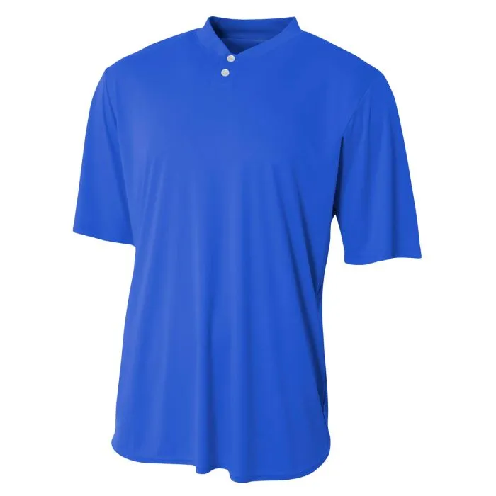 A4 Men's Tek 2-Button Henley