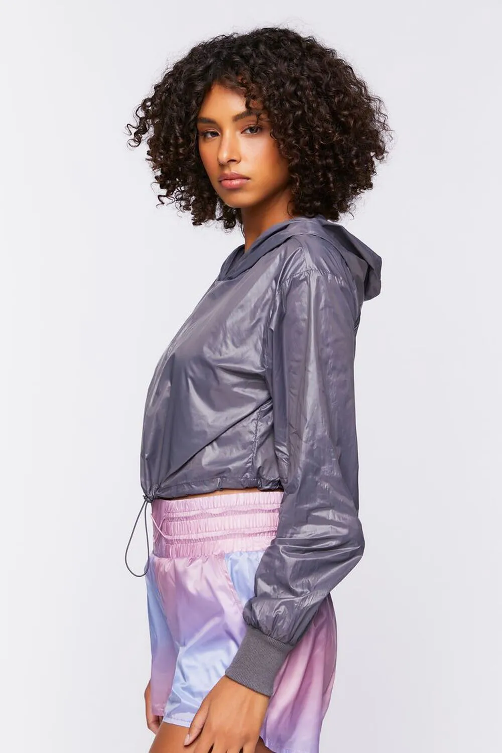 Active windbreaker Forever 21, charcoal