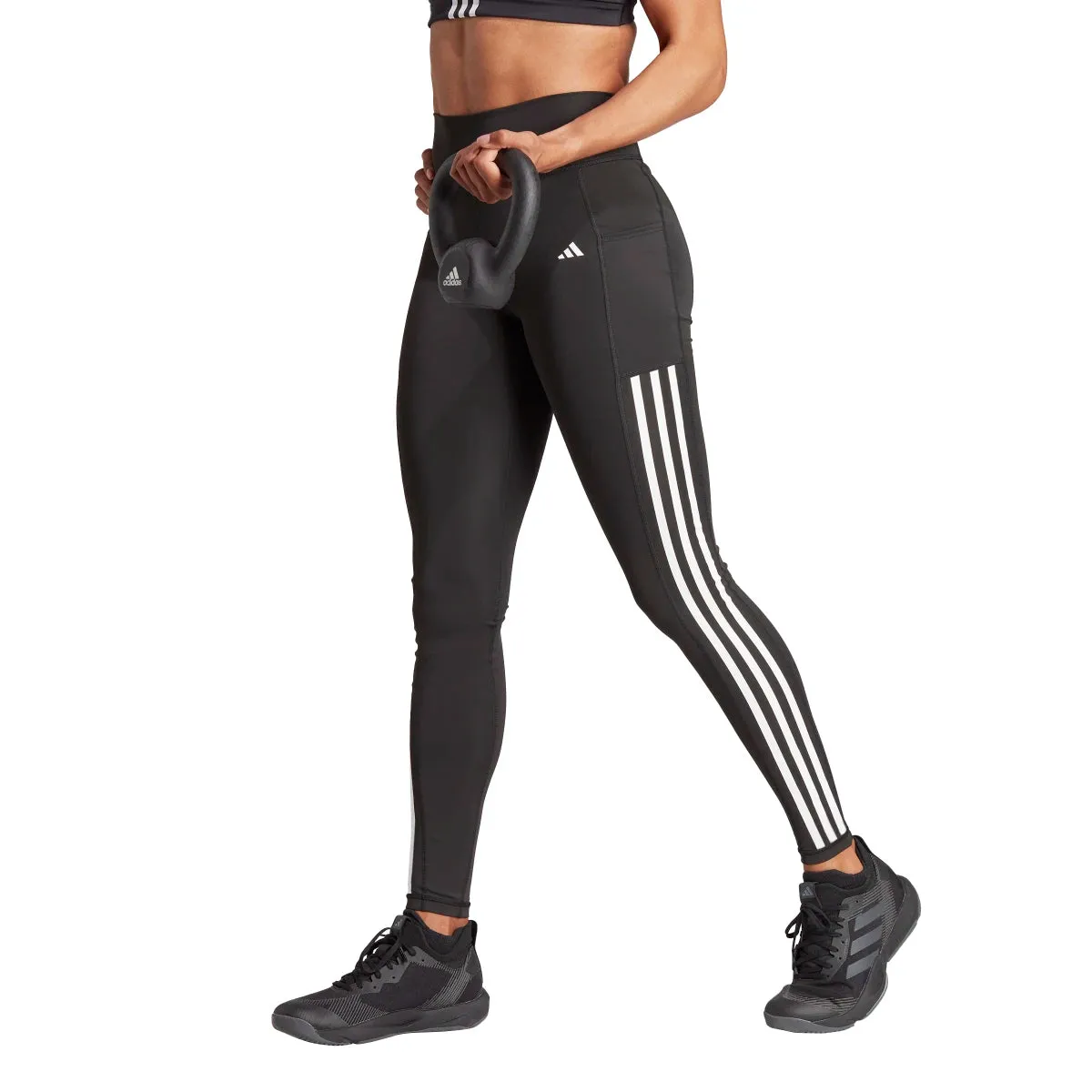 adidas Women's Optime 3-Stripes Leggings