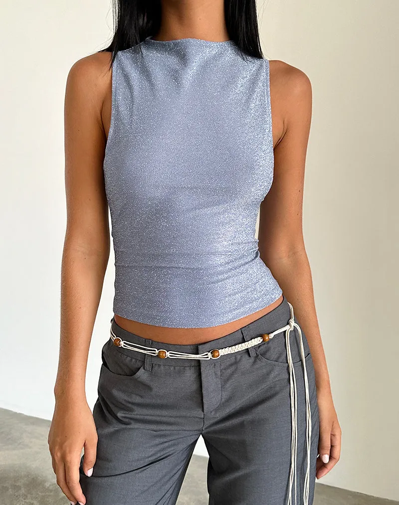 Airien Tank Top in Shimmer Blue