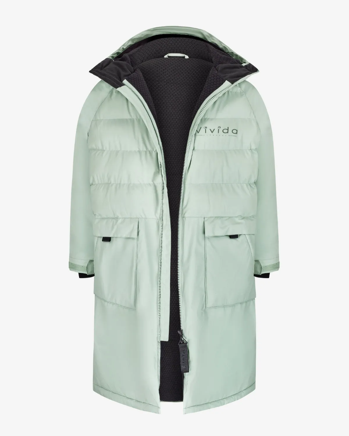 All Weather Puffer Changing Robe - Matcha Green