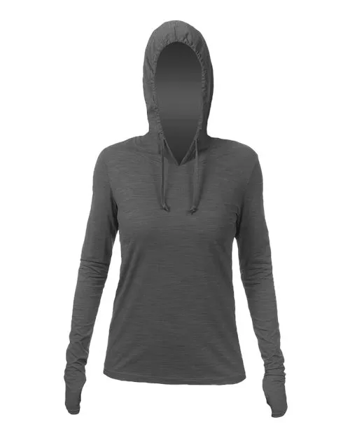 ANETIK Women's Breeze Tech Hooded Long Sleeve T-Shirt