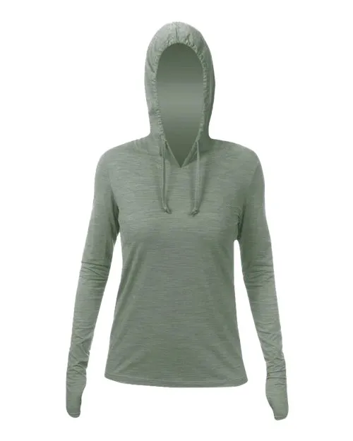 ANETIK Women's Breeze Tech Hooded Long Sleeve T-Shirt