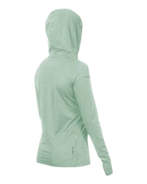 ANETIK Women's Breeze Tech Hooded Long Sleeve T-Shirt