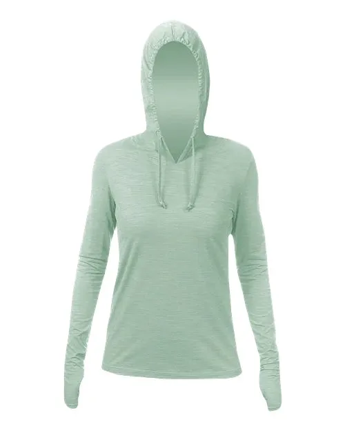 ANETIK Women's Breeze Tech Hooded Long Sleeve T-Shirt