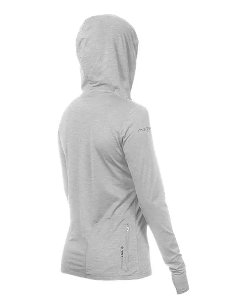 ANETIK Women's Breeze Tech Hooded Long Sleeve T-Shirt