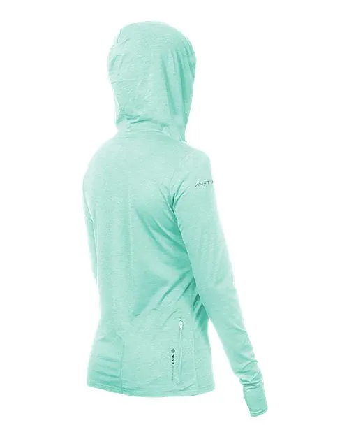 ANETIK Women's Breeze Tech Hooded Long Sleeve T-Shirt