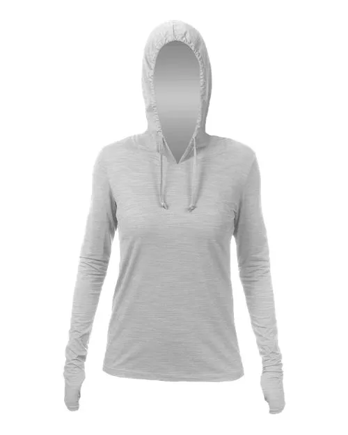 ANETIK Women's Breeze Tech Hooded Long Sleeve T-Shirt