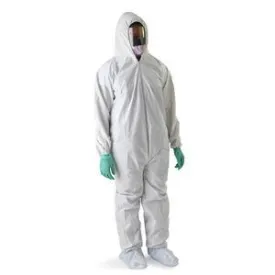 Anti-Static Microporous Breathable Coveralls with Hood and Boots, 3X-Large