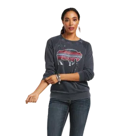 Ariat Ladies Night Star Long Sleeve Dark Sapphire Sweatshirt