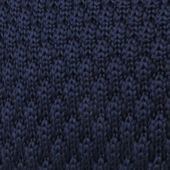 Armament Navy Knitted Tie