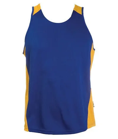 Aus Spirit Olympikool Mens Singlets 2nd (8 Colour) (120)