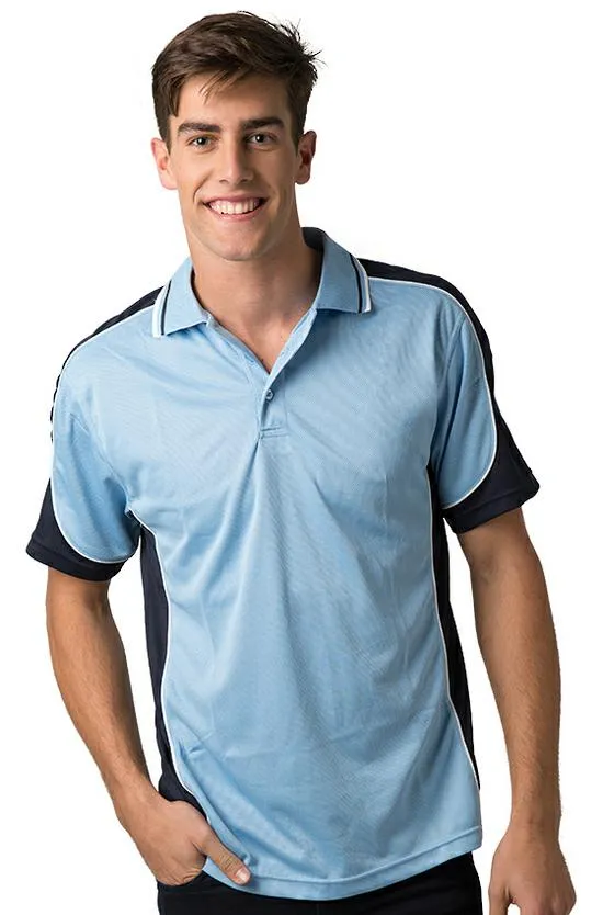 Be Seen BSP15 Mens Cooldry Micromesh Polo Shirt