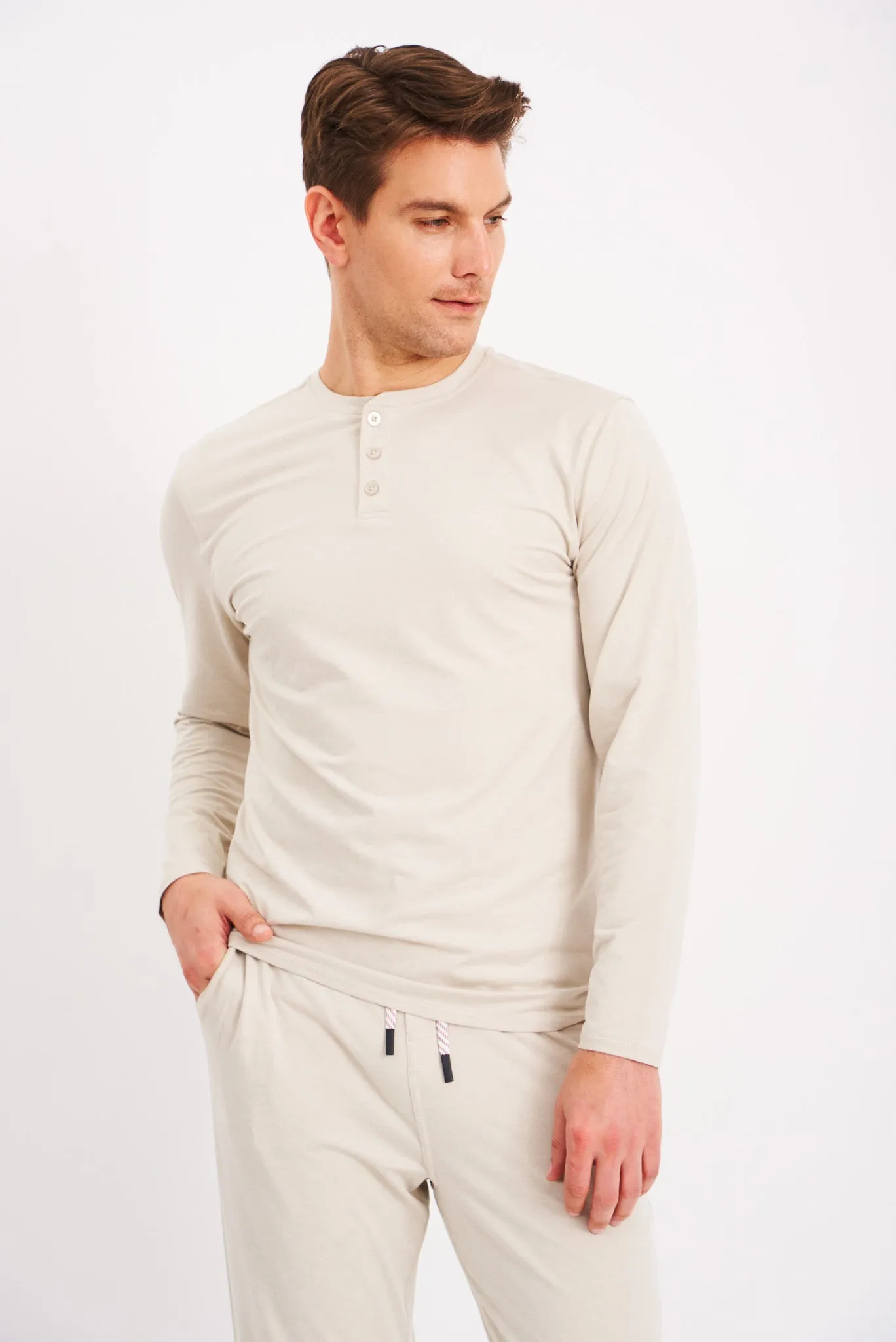 Beause - TOKACHI LONG SLEEVE HENLEY