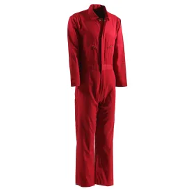 Berne Mens Red 100% Cotton Deluxe Unlined Coverall