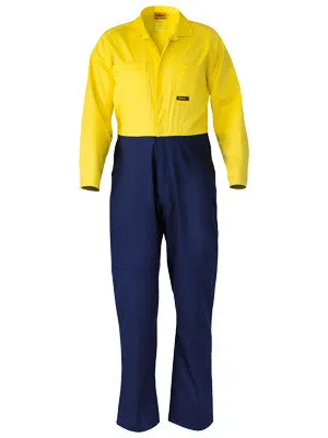 Bisley 2 Tone Hi Vis Regular Weight Coveralls BC6357