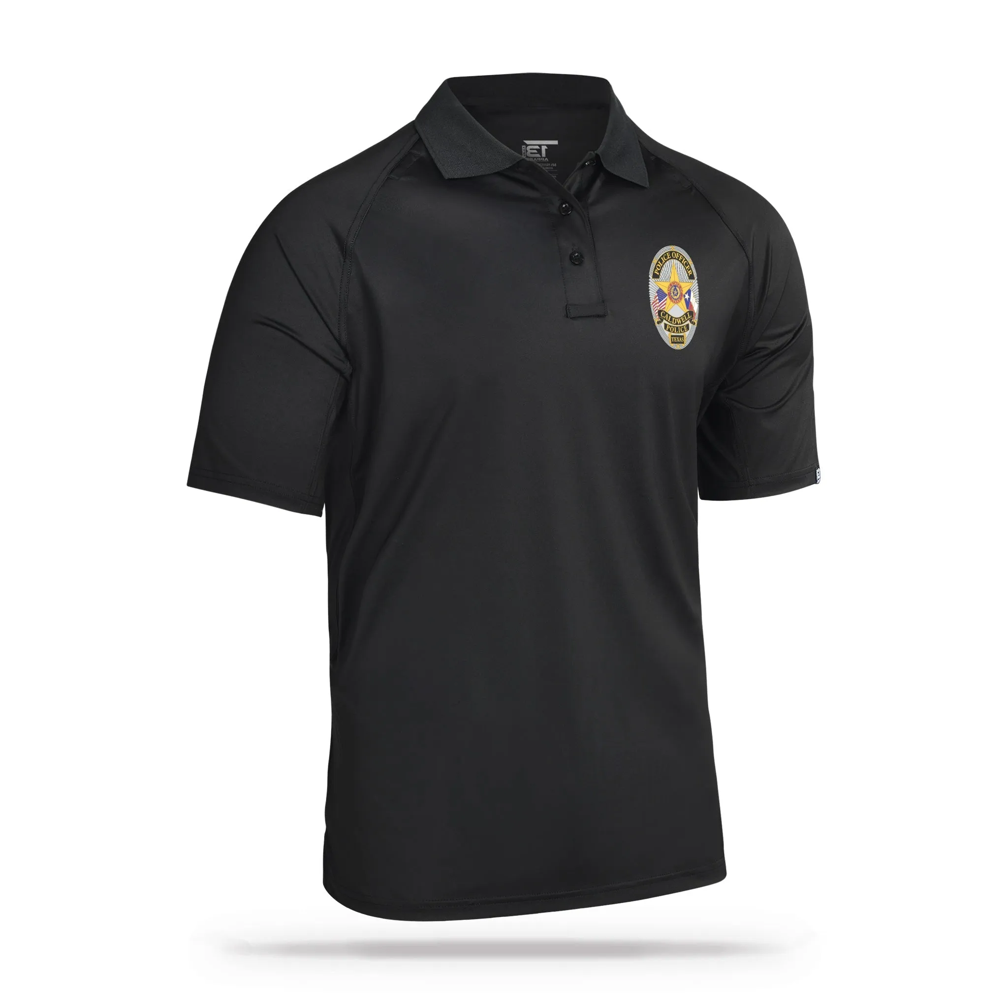 [CALDWELL PD] Performance Polo [BLK/GRY]