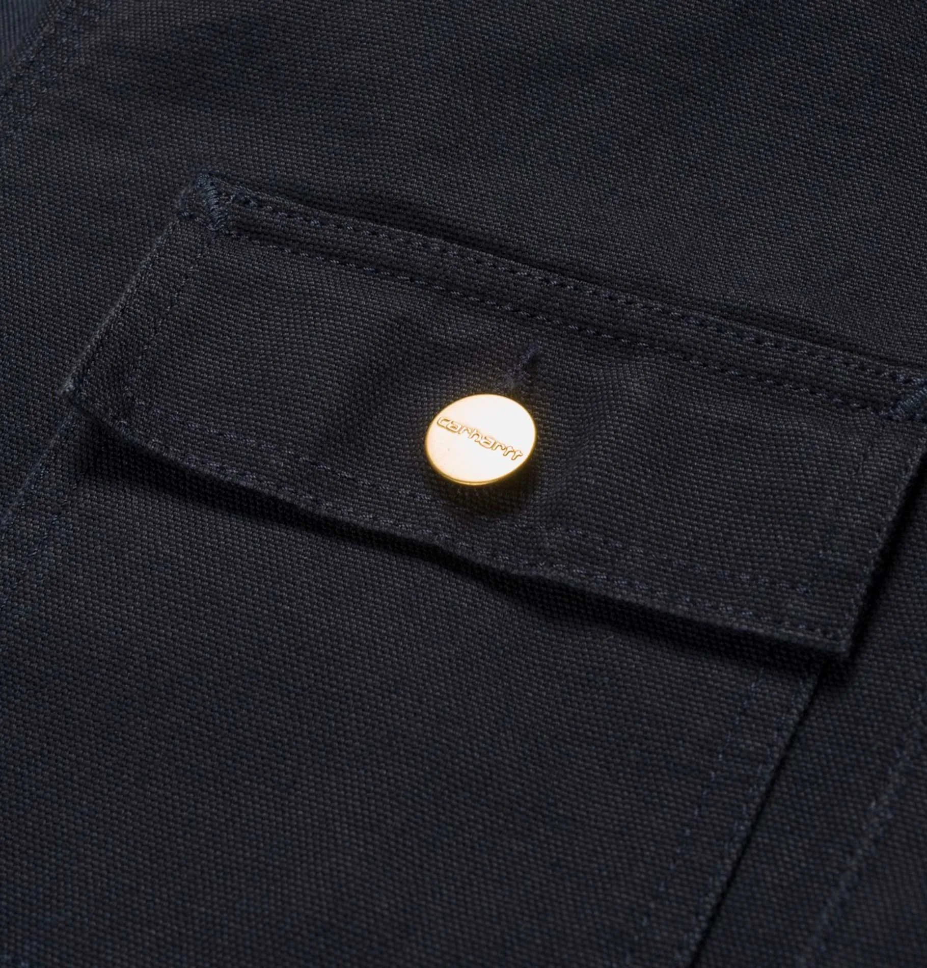 Carhartt WIP Michigan Chore Coat - Dark Navy/Black Rinsed