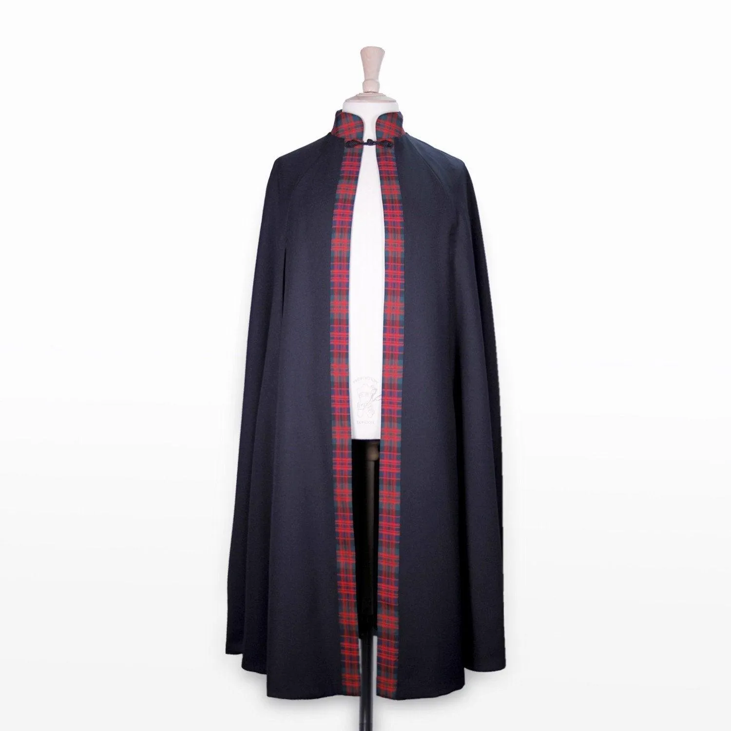 Child's Choir Cape with Tartan Trim