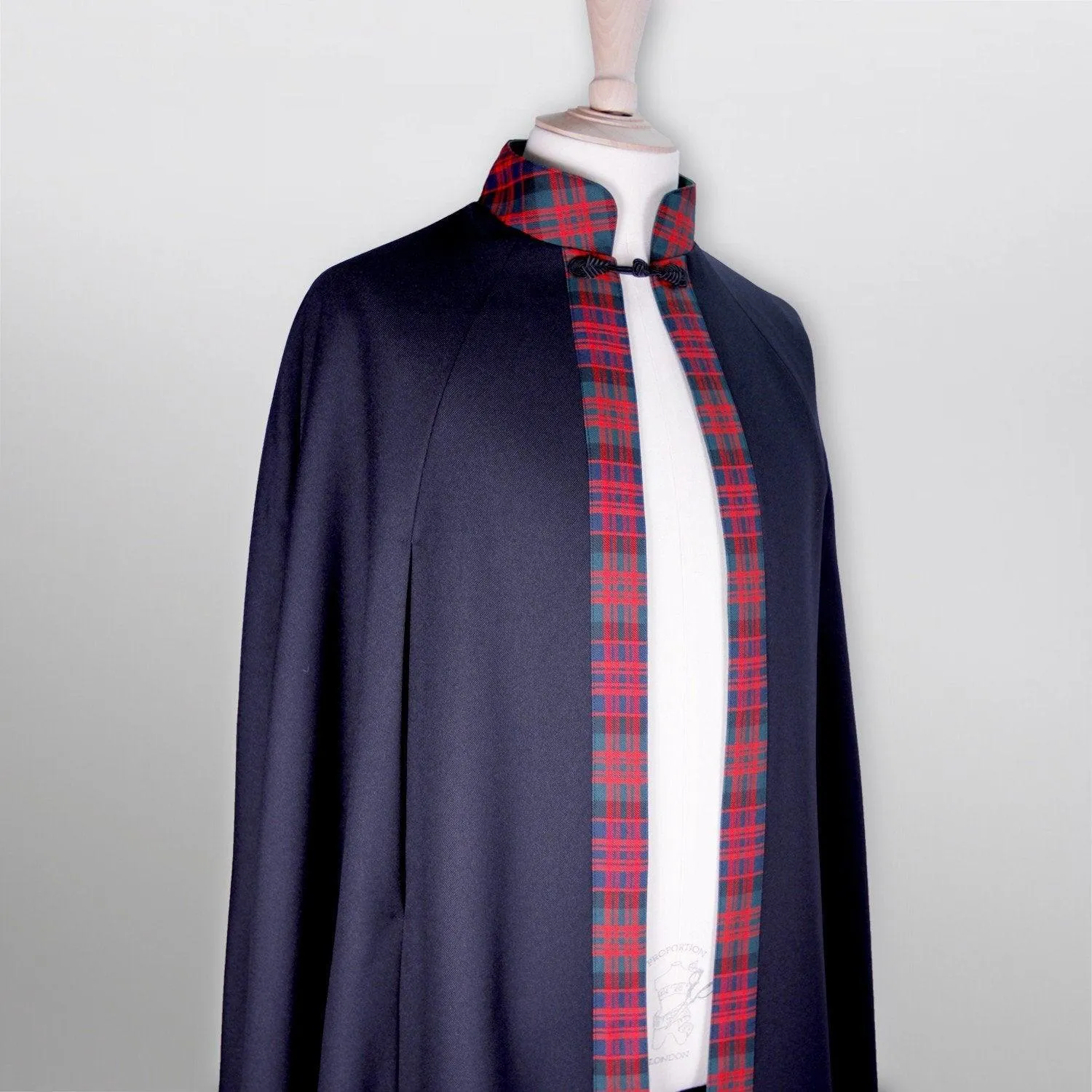 Child's Choir Cape with Tartan Trim