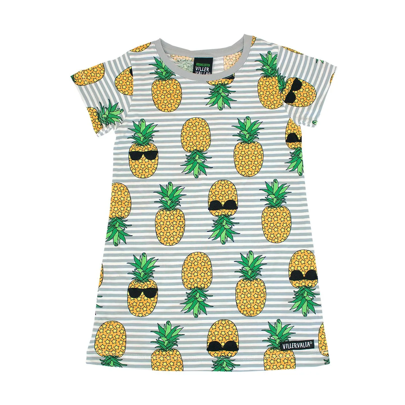 Cool Fruit Short Sleeve Dress - Fossil