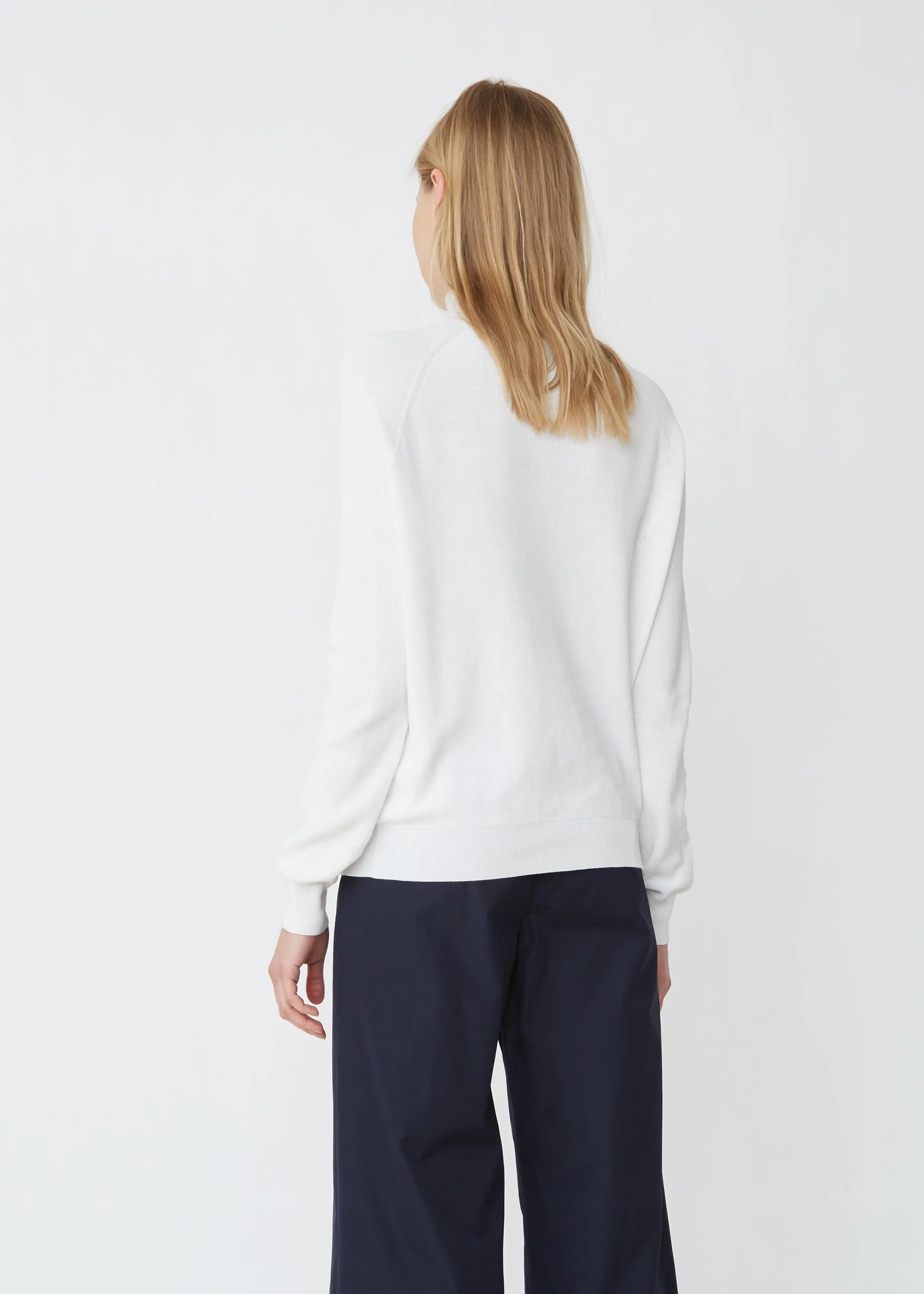 Cotton High Neck Sweater