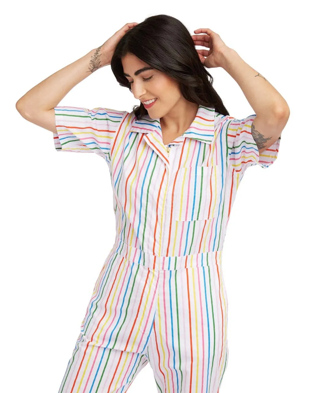 Coverall - Rainbow Stripe