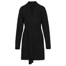 COZY KNIT SHORT ROBE | ONYX