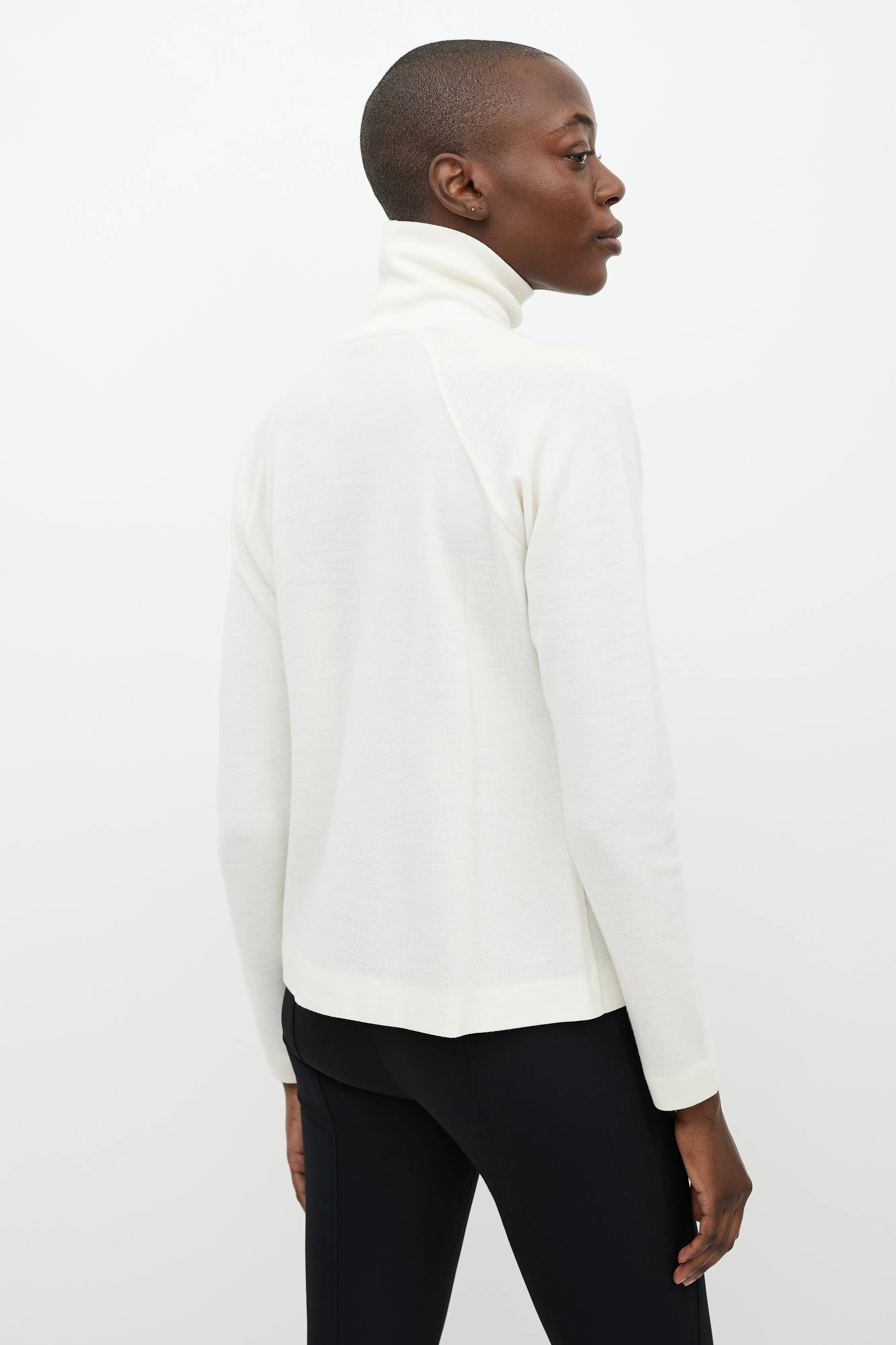 Cream Knit Turtleneck