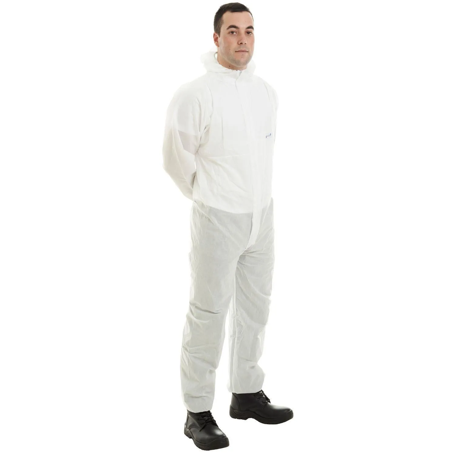 Disposable Coveralls Type 5/6 Protection Against Dust and Chemical Splash - Ideal for Asbestos Removal, Painting, and General Building Work