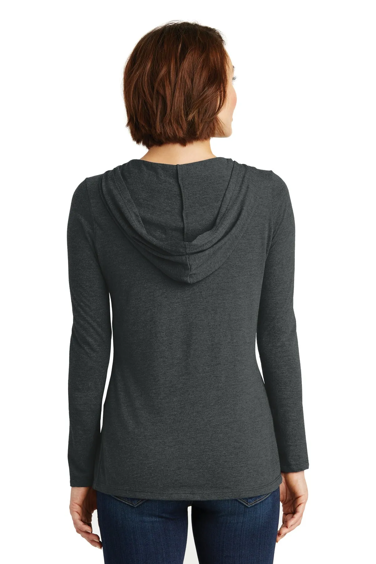 District Women's Perfect Tri Long Sleeve Hoodie. DM139L