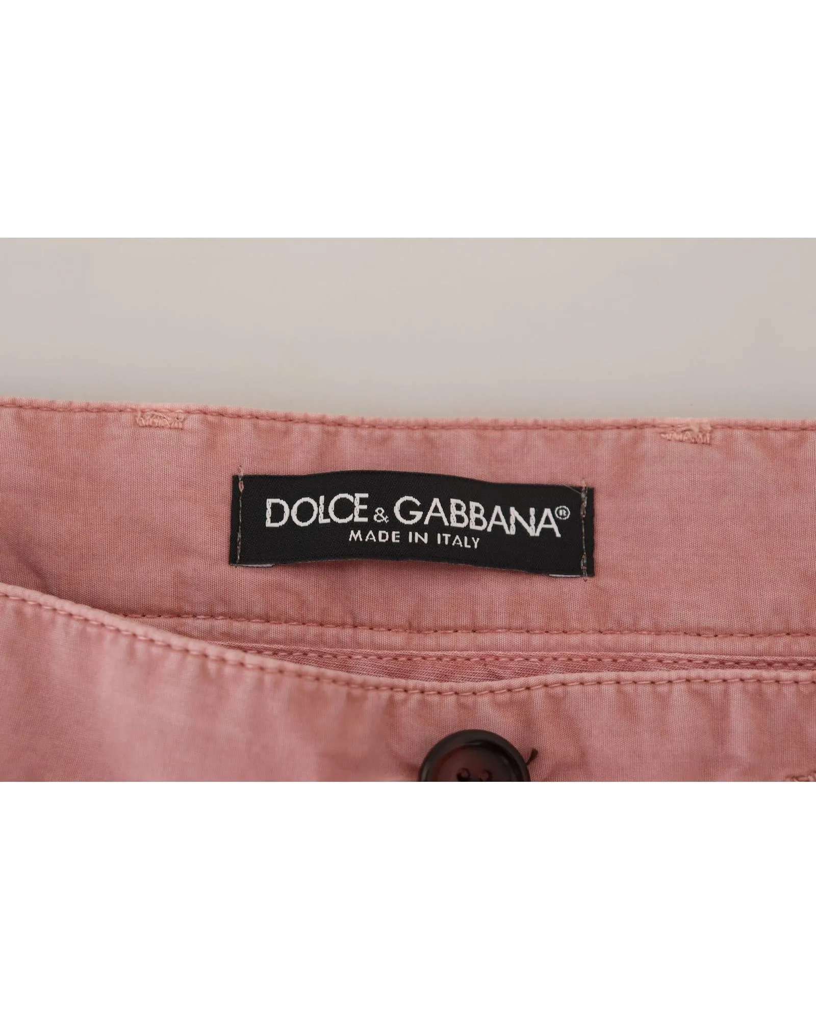 Dolce & Gabbana Mens Classic Cotton Shorts Pink