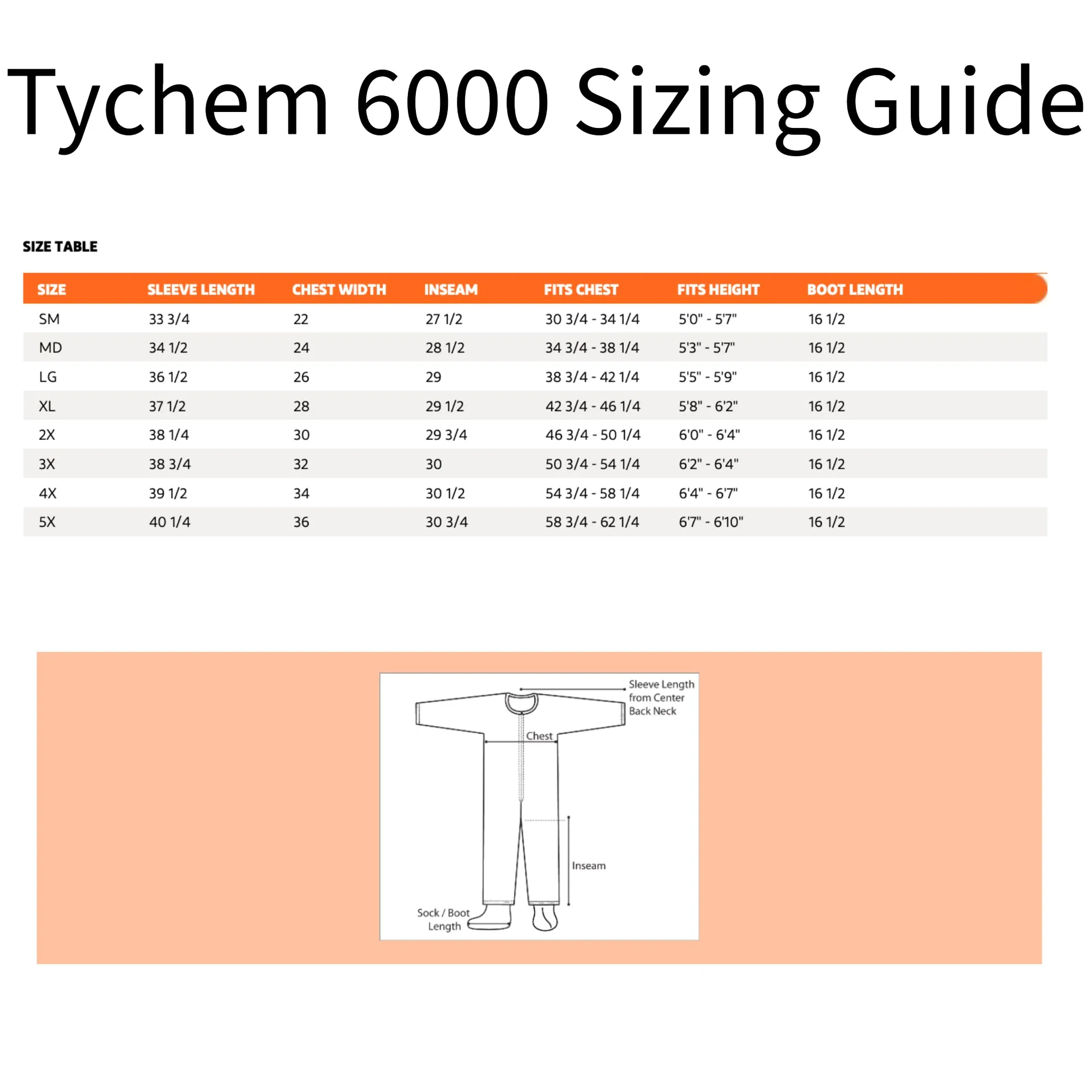 DuPont Tychem 6000 TF145TGY Chemical Protective Coveralls, Respirator Fit Hood, Elastic Wrists, Elastic Ankles, Gray, Case of 6