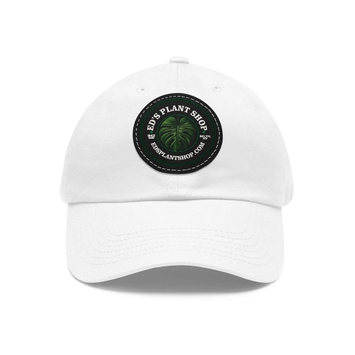 Ed's Plant Shop Dad Hat with Leather Patch (Round)