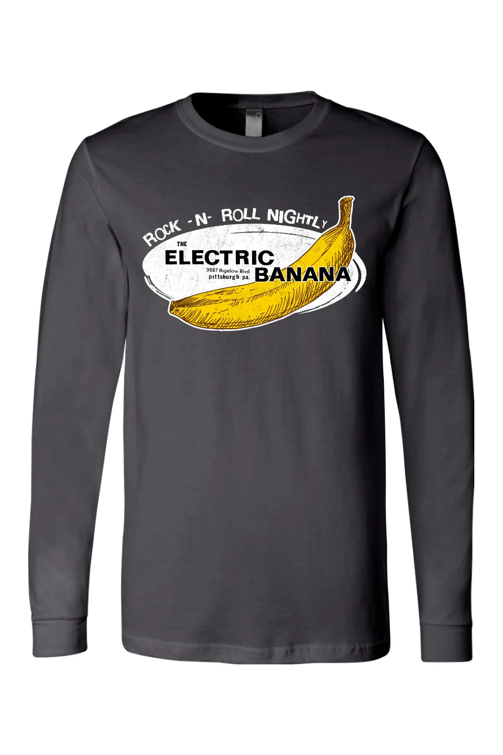 Electric Banana - Pittsburgh, PA - Long Sleeve Tee