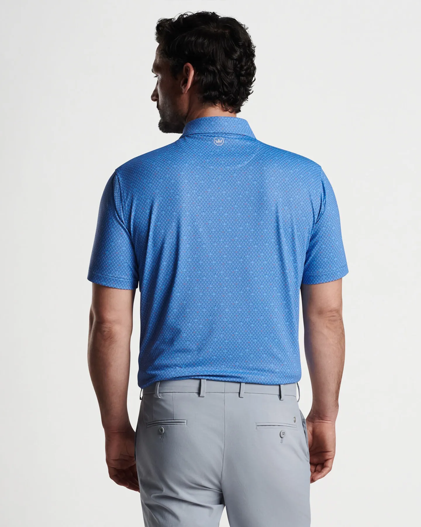 ESPRESSO MARTINIS PERFORMANCE JERSEY POLO - TAHOE BLUE