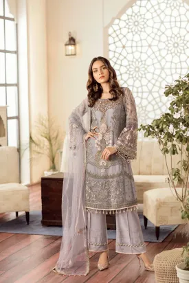 Flossie Embroidered Chiffon Collection – Safeera Vol-5 – Aurelia