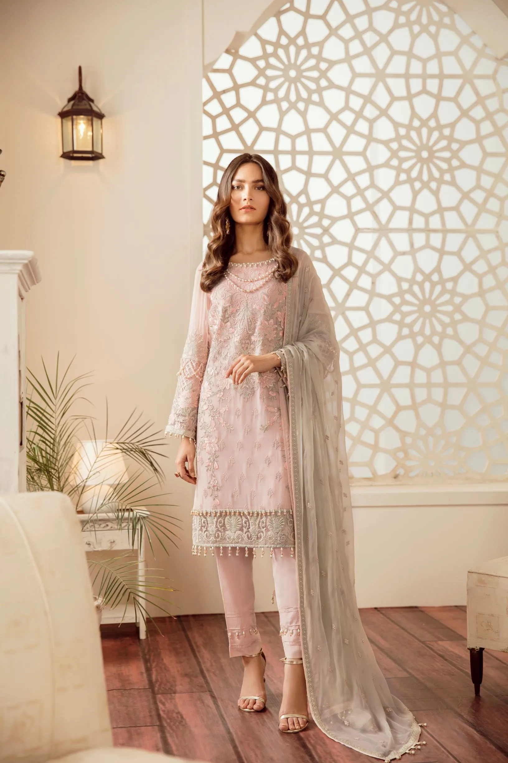 Flossie Embroidered Chiffon Collection – Safeera Vol-5 – Chic