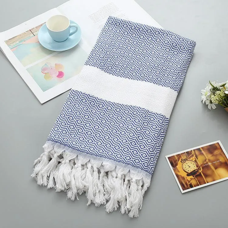 Handmade Tassel Blanket Turkish Beach Towel